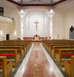 Modern church interior